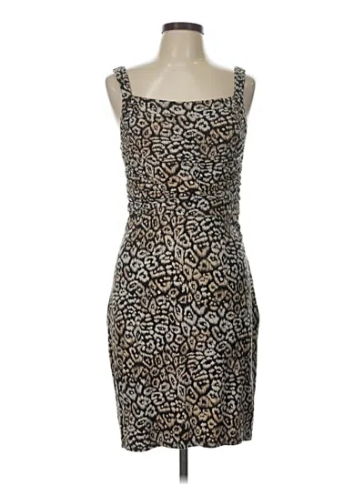 Pre-owned Ann Taylor Cocktail Dress In Brown