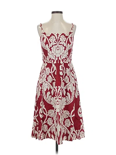 Pre-owned Ann Taylor Cocktail Dress In Burgundy