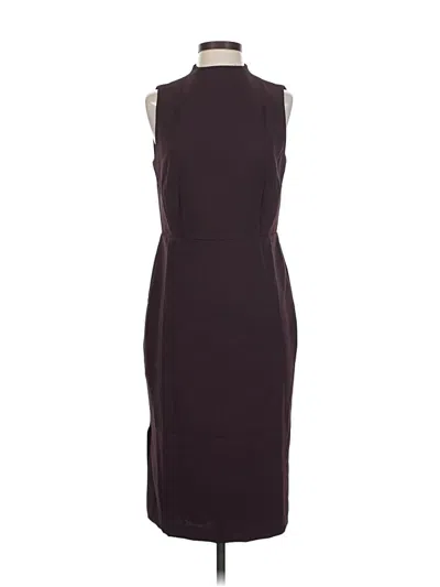 Pre-owned Ann Taylor Cocktail Dress In Burgundy