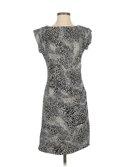 Pre-owned Ann Taylor Cocktail Dress In Gray