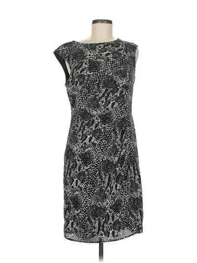 Pre-owned Ann Taylor Cocktail Dress In Gray