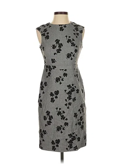 Pre-owned Ann Taylor Cocktail Dress In Gray