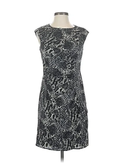 Pre-owned Ann Taylor Cocktail Dress In Gray