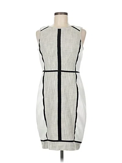 Pre-owned Ann Taylor Cocktail Dress In Gray