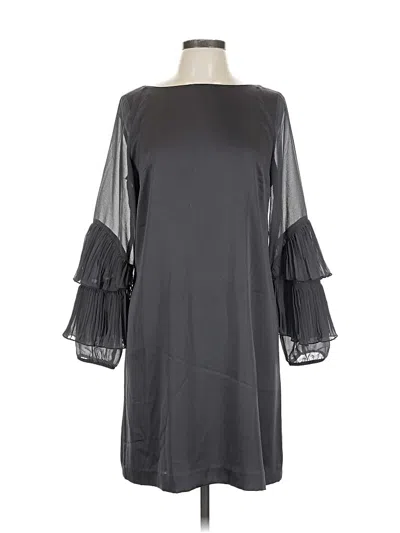 Pre-owned Ann Taylor Cocktail Dress In Gray