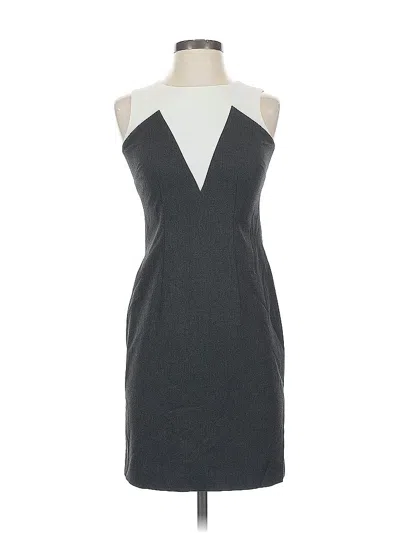 Pre-owned Ann Taylor Cocktail Dress In Gray