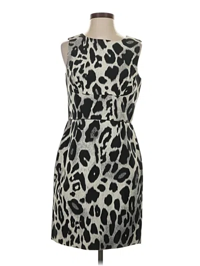 Pre-owned Ann Taylor Cocktail Dress In Gray
