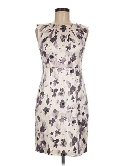 Pre-owned Ann Taylor Cocktail Dress In Gray