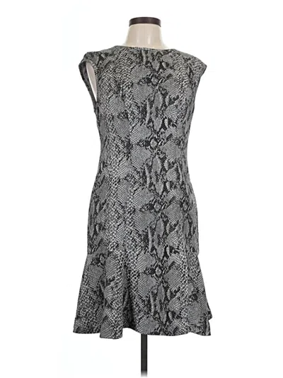 Pre-owned Ann Taylor Cocktail Dress In Gray