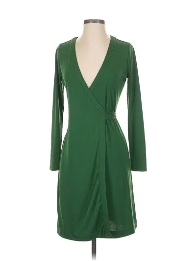 Pre-owned Ann Taylor Cocktail Dress In Green