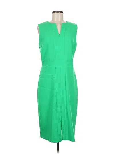 Pre-owned Ann Taylor Cocktail Dress In Green