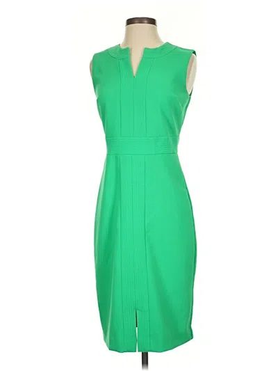 Pre-owned Ann Taylor Cocktail Dress In Green