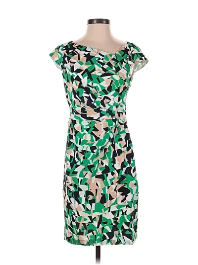 Pre-owned Ann Taylor Cocktail Dress In Green