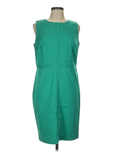 Pre-owned Ann Taylor Cocktail Dress In Green