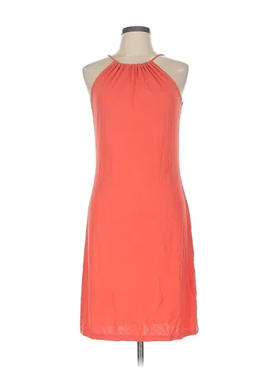 Pre-owned Ann Taylor Cocktail Dress In Orange