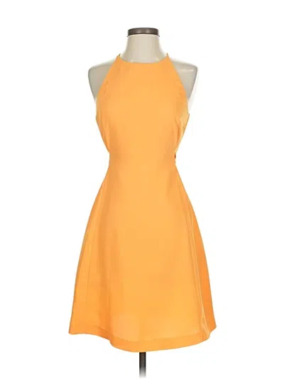 Pre-owned Ann Taylor Cocktail Dress In Orange