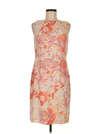 Pre-owned Ann Taylor Cocktail Dress In Orange