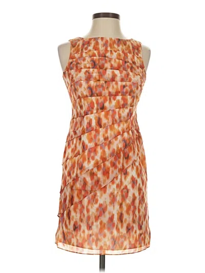 Pre-owned Ann Taylor Cocktail Dress In Orange
