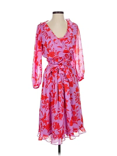 Pre-owned Ann Taylor Cocktail Dress In Pink
