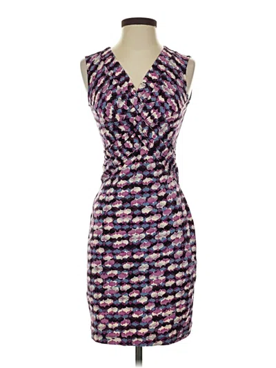 Ann Taylor Cocktail Dress In Purple