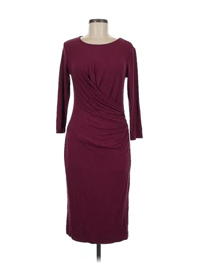 Pre-owned Ann Taylor Cocktail Dress In Red