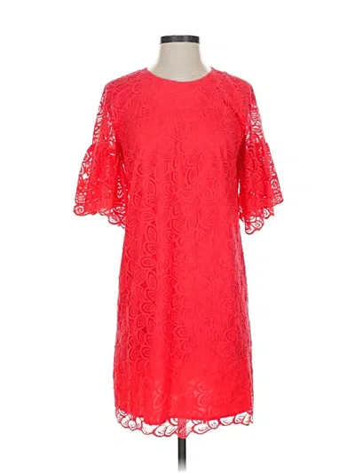 Pre-owned Ann Taylor Cocktail Dress In Red