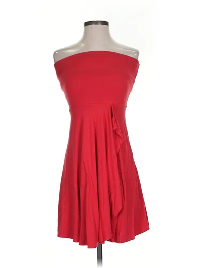 Pre-owned Ann Taylor Cocktail Dress In Red