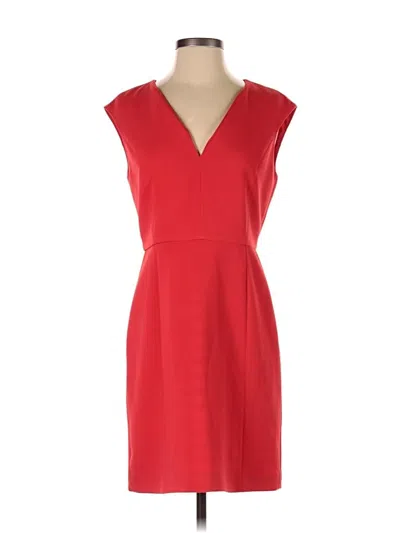 Pre-owned Ann Taylor Cocktail Dress In Red