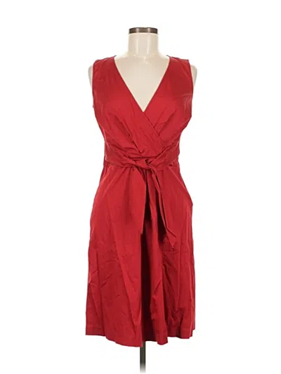 Pre-owned Ann Taylor Cocktail Dress In Red