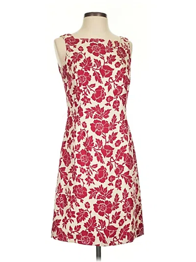 Pre-owned Ann Taylor Cocktail Dress In Red