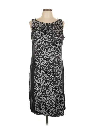 Pre-owned Ann Taylor Cocktail Dress In Silver