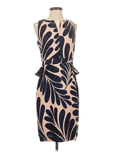 Pre-owned Ann Taylor Cocktail Dress In Tan