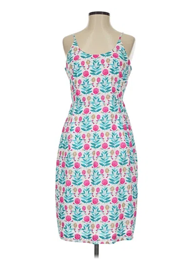 Pre-owned Ann Taylor Cocktail Dress In Teal