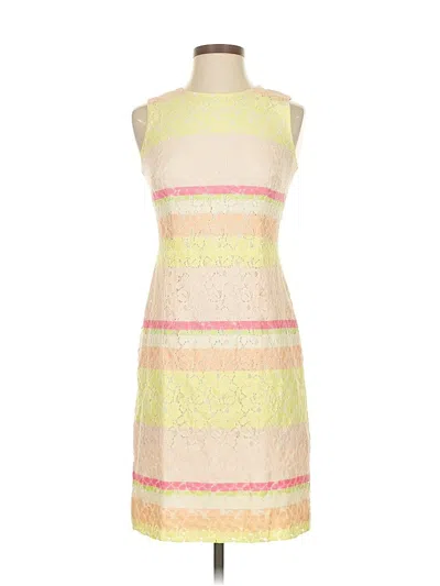 Pre-owned Ann Taylor Cocktail Dress In White