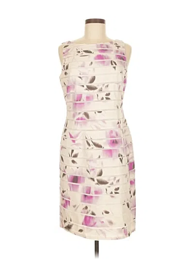 Pre-owned Ann Taylor Cocktail Dress In White