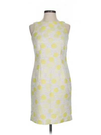 Pre-owned Ann Taylor Cocktail Dress In Yellow