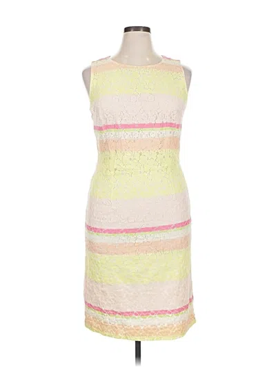 Pre-owned Ann Taylor Cocktail Dress In Yellow