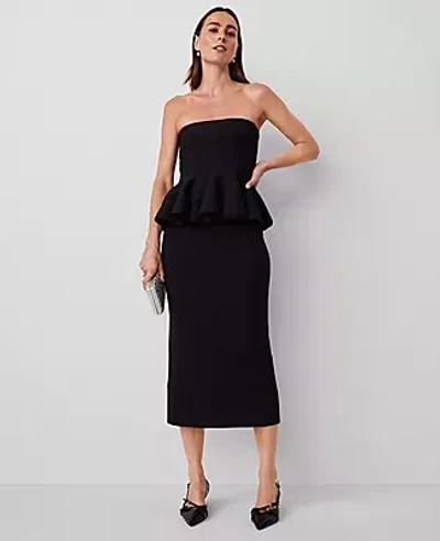 Ann Taylor Column Sweater Skirt In Black