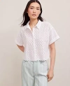 Ann Taylor Cotton Eyelet Shirt