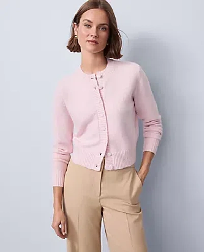 Ann Taylor Cozy Crew Neck Cardigan