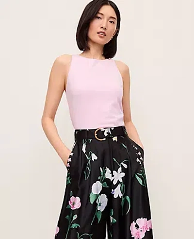 Ann Taylor Crew Neck Halter Tank Top