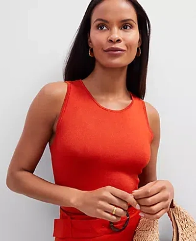 Ann Taylor Crew Neck Shell Top