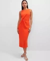 Ann Taylor Crew Neck Twist Sheath Dress