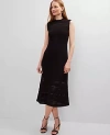 Ann Taylor Petite Crochet Midi Dress