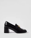 Ann Taylor Croco Kiltie Loafer Pump In Black