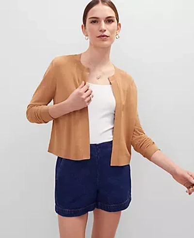 ANN TAYLOR CROPPED OPEN CARDIGAN