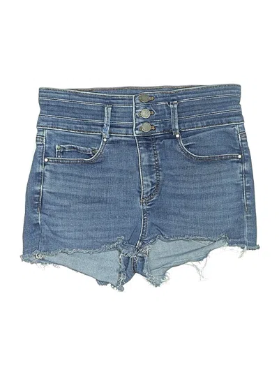 Pre-owned Ann Taylor Denim Shorts In Blue