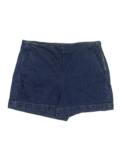 Pre-owned Ann Taylor Denim Shorts In Blue
