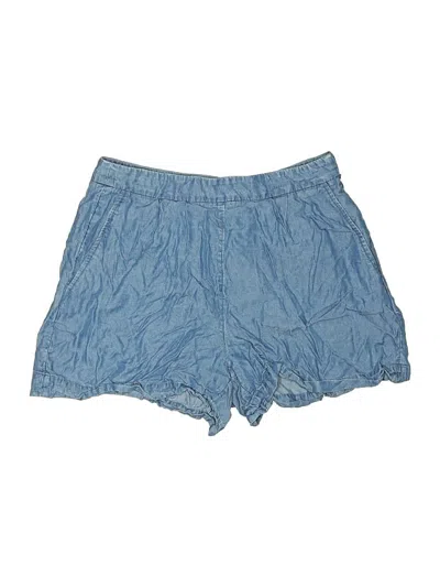 Pre-owned Ann Taylor Denim Shorts In Blue