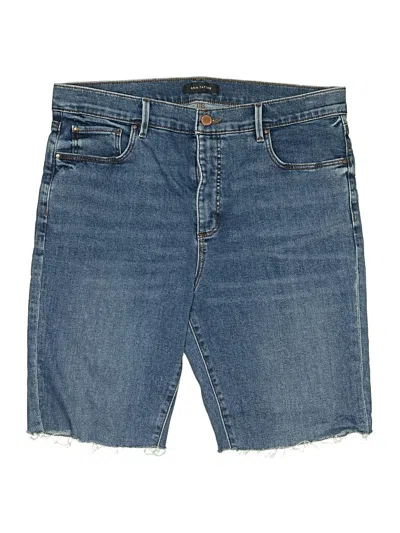 Pre-owned Ann Taylor Denim Shorts In Blue